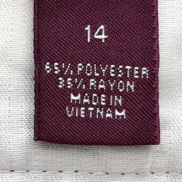 EUC-VINTAGE Nordstrom Young Adult Dress Slacks Pants in MD Tan Size 14 - Picture 11 of 11